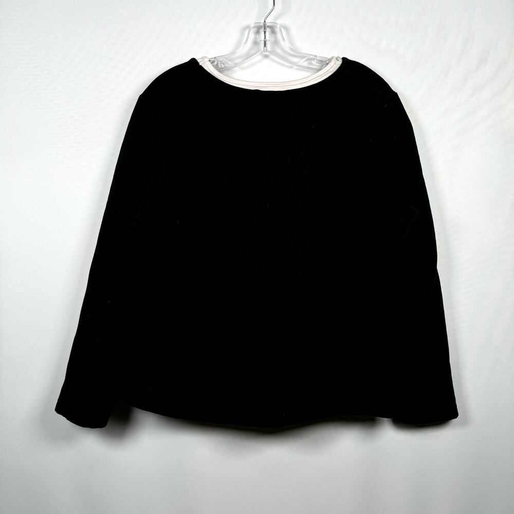 Halloween Beaded and Embroidered Pumpkin Crewneck Sweater Women's Size S - Picture 3 of 4